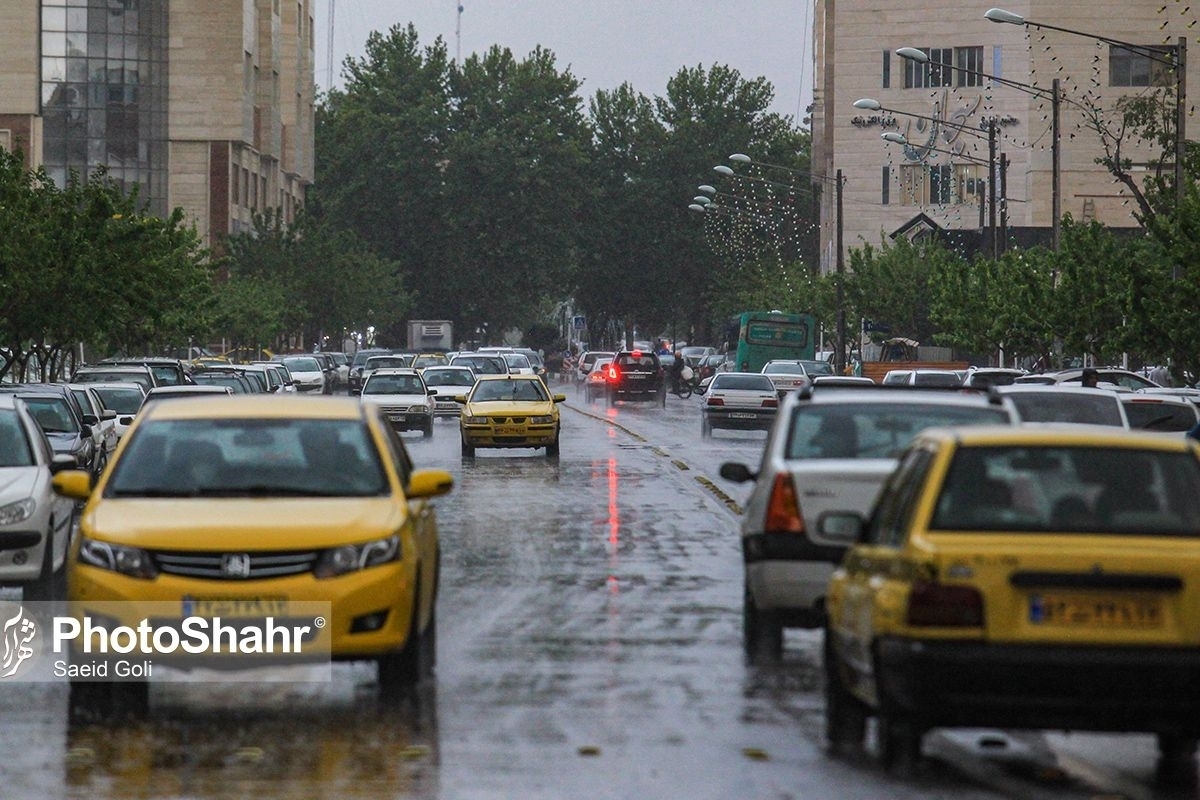 ترافیک سنگین در معابر اصلی مشهد (۲۷ بهمن ماه ۱۴۰۱)