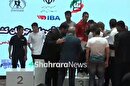ویدئو | شکستن سکوی اهدای مدال در مسابقات کشوری بوکس در مشهد