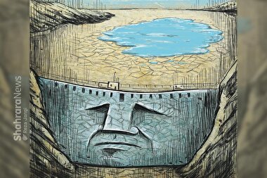 کارتون| کاهش ۱۲ درصدی حجم آب سد تبارک در استان خراسان رضوی