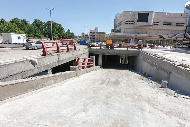 پیشرفت ۹۵ درصدی پارکینگ هشت‌آباد مشهد
