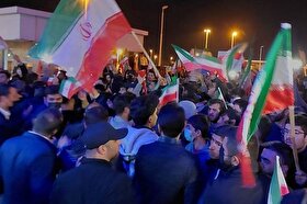 کاروان تیم ملی فوتبال ایران به وطن بازگشت + فیلم و تصاویر