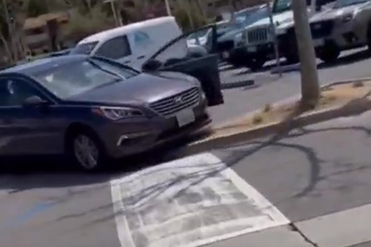 ویدئو| تلاش عجیب یک سارق برای سرقت خودرو