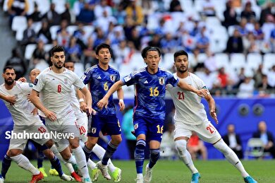 عکس | پیروزی مقتدرانه تیم ملی فوتبال ایران در برابر تیم ملی فوتبال ژاپن