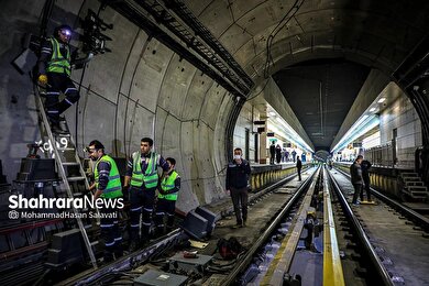تعمیر و نگهداری قطارشهری مشهد
