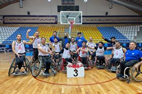 لیگ برتر بسکتبال با ویلچر مردان ایران با سومی نماینده مشهد به پایان رسید