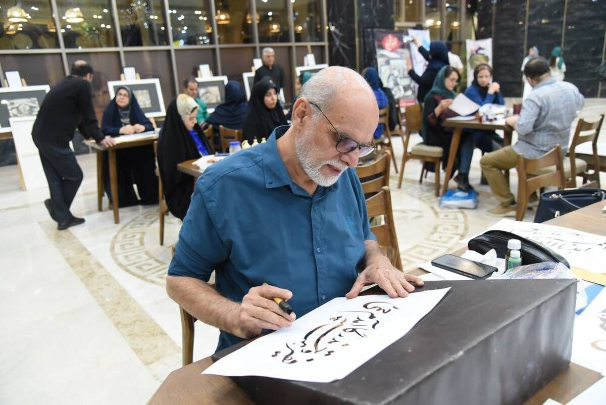 کارگاه هنر‌های تجسمی «نذر هنر» در مشهد برگزار شد