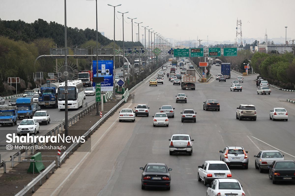 افزایش بار ترافیکی در ورودی‌های مشهد