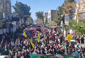 راهپیمایی مردم ایران در حمایت از عملیات «وعده صادق»