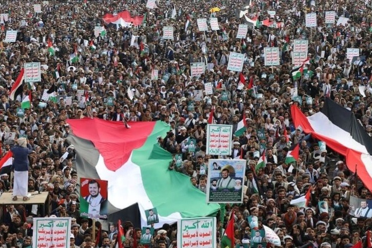 فراخوان یمنی‌ها برای برگزاری تظاهرات حمایت از غزه (۱۲ اردیبهشت ۱۴۰۳)