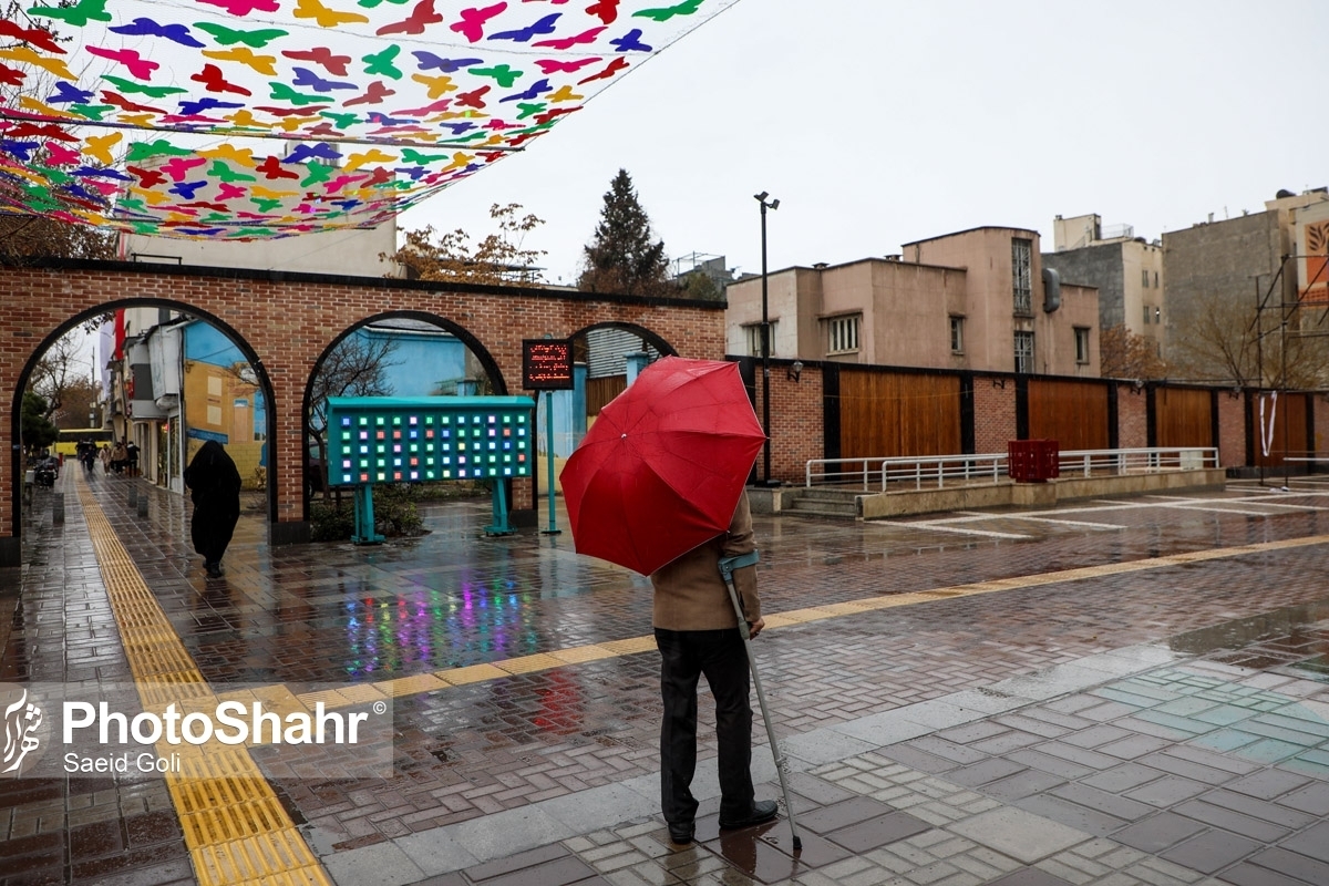 پیش‌بینی هواشناسی مشهد و خراسان رضوی (۱۳ اردیبهشت ۱۴۰۳) | بارش باران از ظهر امروز در خراسان رضوی آغاز می‌شود