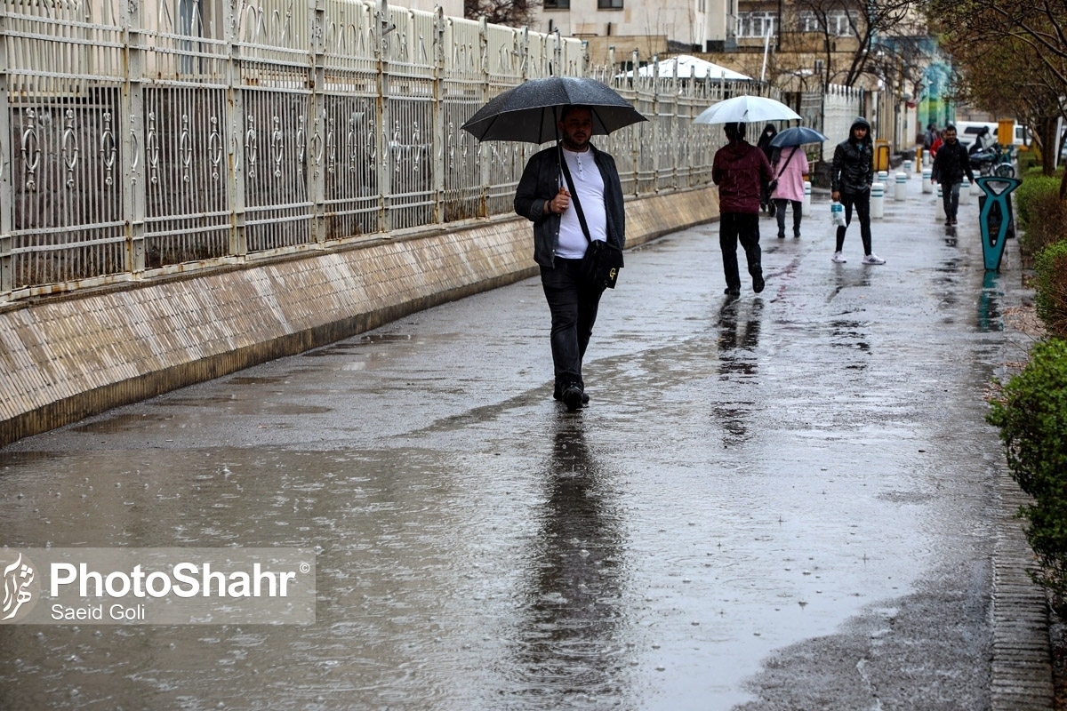پیش‌بینی هواشناسی در خراسان رضوی و مشهد (۱۴ اردیبهشت ۱۴۰۳) | باران در خراسان رضوی شدت می‌گیرد