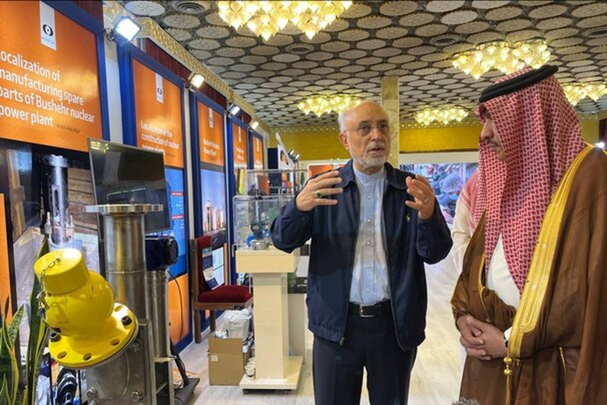 حضور سفیر عربستان در تهران در کنفرانس بین‌المللی هسته‌ای اصفهان + فیلم