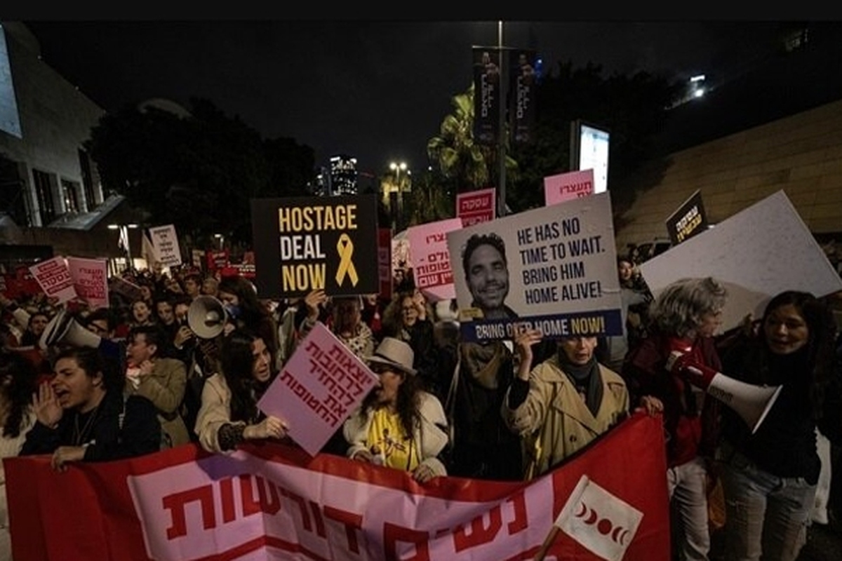 تداوم تظاهرات شهرک‌نشینان علیه «نتانیاهو» (۹ اردیبهشت ۱۴۰۳)